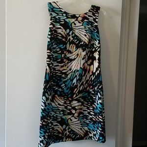 Abstract print dress